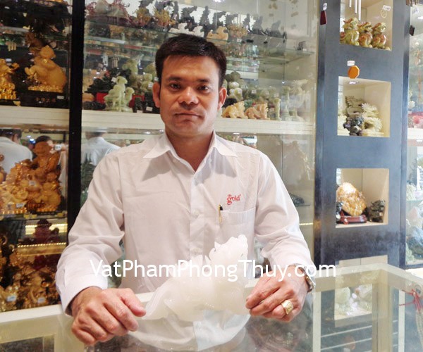 Anh Hóa - khách hàng mua Tỳ hưu Bạch Ngọc H001