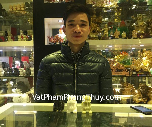 Anh Tuân - khách hàng mua tỳ hưu Bắc kinh đen, tỳ hưu Bắc kinh xanh, Tỳ hưu Bắc Kinh trắng