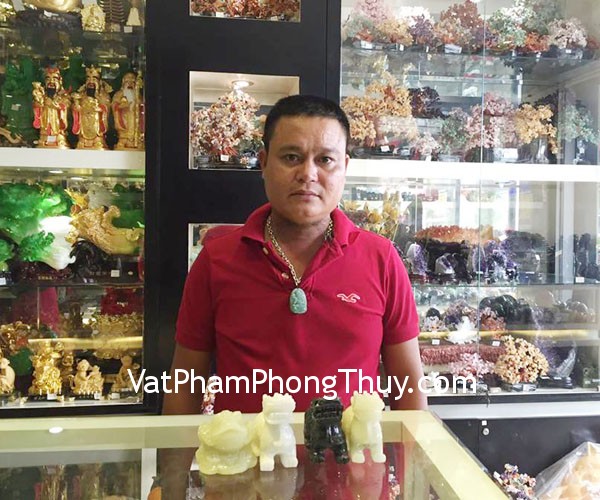 Anh Dương - khách hàng mua bộ tỳ hưu Bắc Kinh chuẩn và thiềm thừ Tây Tạng chuẩn