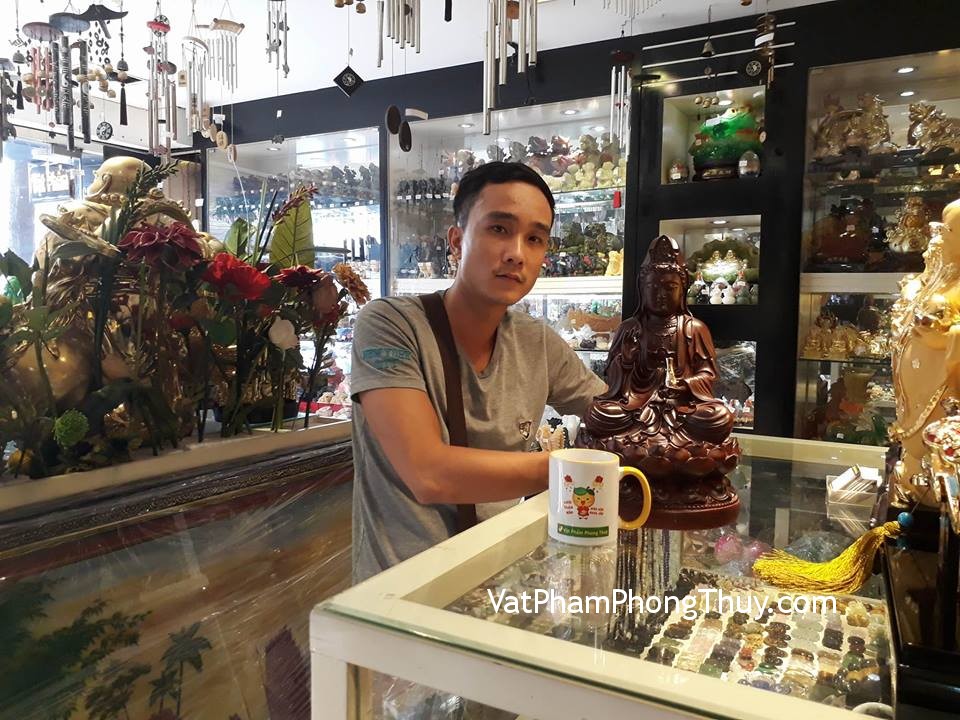 Anh Linh - khách hàng mua tượng Phật Quan Âm A132