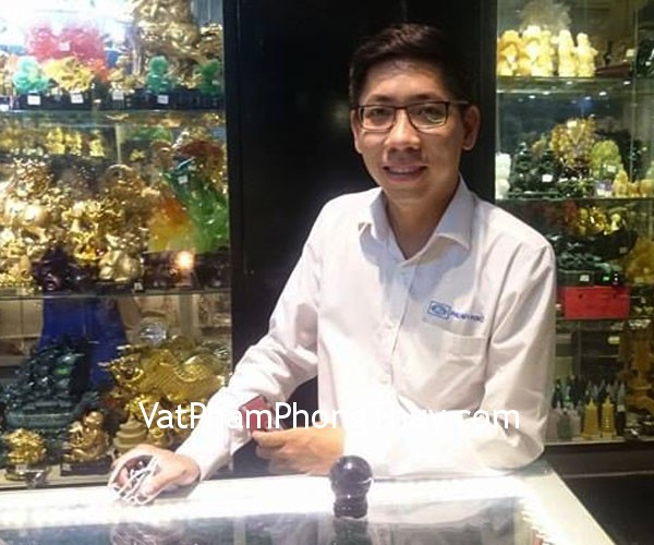 Anh Kiên - Khách hàng mua Quả cầu thạch anh đen QC209