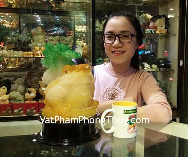 Chị Quỳnh - Khách hàng mua Thiềm thừ vàng cõng cải G161A