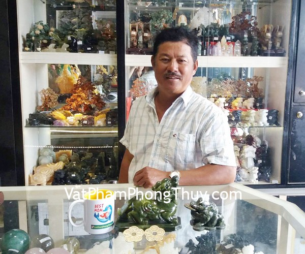 Anh Toàn - khách hàng mua Tỳ hưu Lam ngọc GM014, Thiềm thừ lam ngọc GM025, Tiền hoa mai liền CC1139