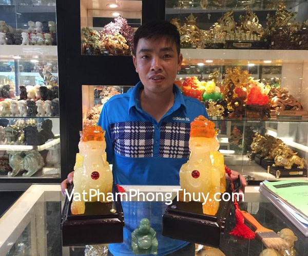 Anh Tùng - khách hàng mua cặp tỳ hưu G168A