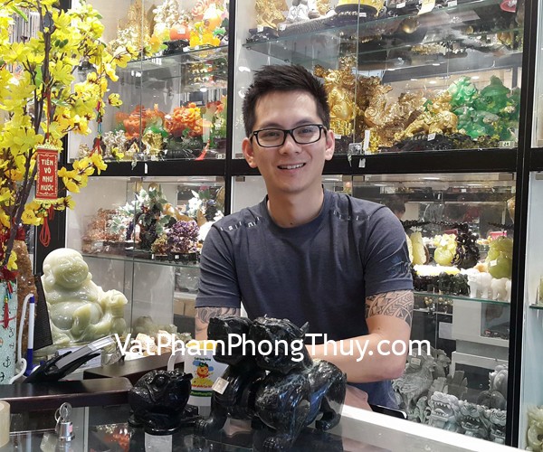 Anh Tuấn - khách hàng mua tỳ hưu độc ngọc THDN-L và thiềm thừ hắc ngà GM155
