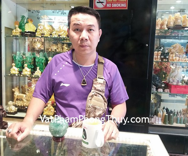 Anh Đăng - Khách hàng mua Quả cầu đá Dạ Quang Xanh M186