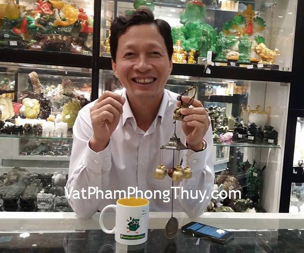 Anh Hùng - khách hàng mua chuông gió 5 chuông đồng CG1203