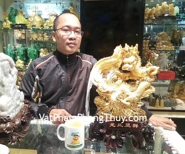 Anh Khanh - Khách hàng mua Tượng long phụng tường trình C071A