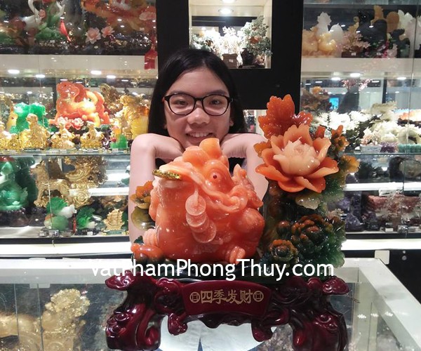 Chị Ngọc - khách hàng mua thiềm thừ cam K131M