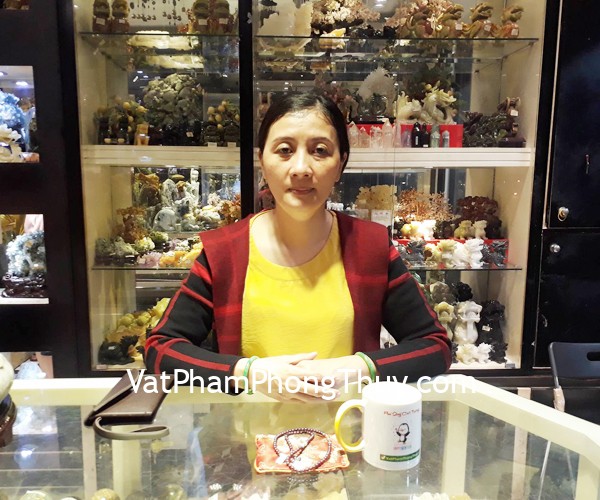 Chị Thảo - khách hàng mua Chuỗi dây hạt lựu có di lạc Phỉ Thúy S6334