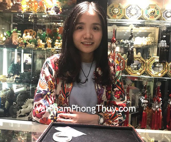 Chị Tâm Đan- Khách hàng mua Vòng bản mã não trắng S6712 ,Nhẫn mã não trắng nhỏ S6706