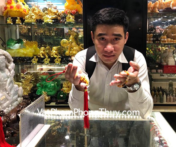 Anh Sơn - Khách hàng mua Ngọc bội 16 hoa chuông S242 và Chuỗi thạch anh tóc nhiều màu Phước lộc thọ S6230