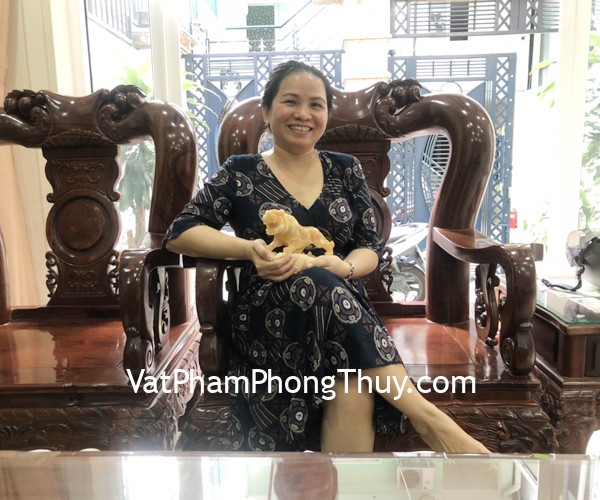 Chị Thạnh - khách hàng mua Hổ đá hoàng long GM110