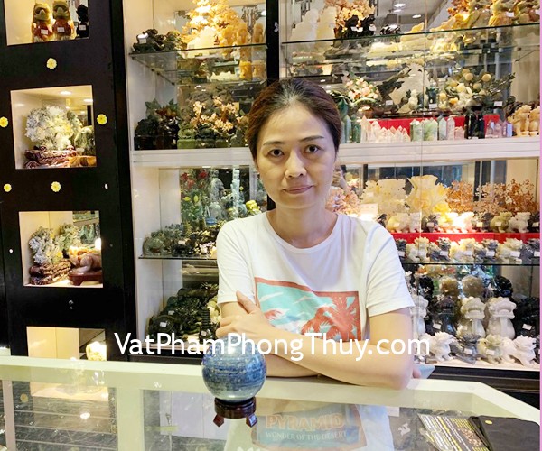 Chị Lệ - khách hàng mua Quả cầu đá Thanh kim GM149-S4-13575